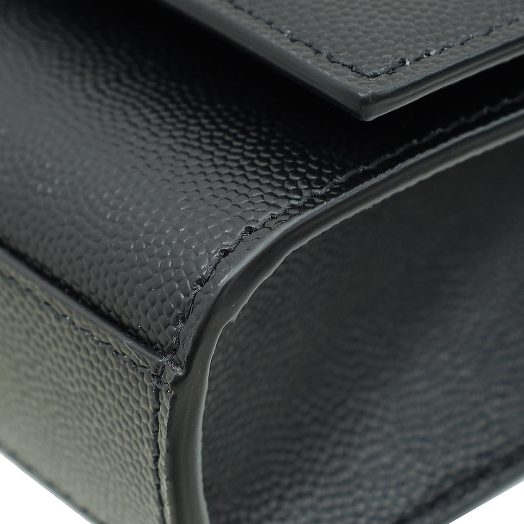 YSL Black Monogram Kate Small Shoulder Bag