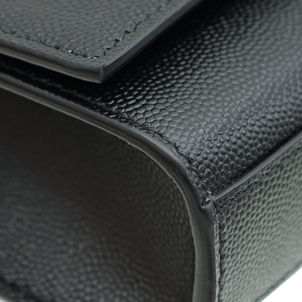 YSL Black Monogram Kate Small Shoulder Bag