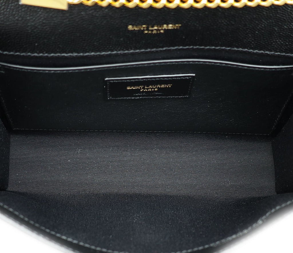 YSL Black Monogram Kate Small Shoulder Bag