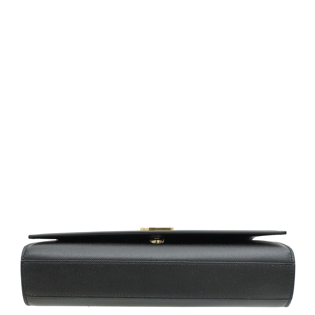 YSL Black Monogram Kate Medium Shoulder Bag