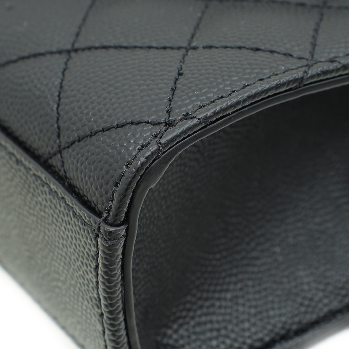 YSL Black Mix Quilted Envelope Small Shoulder Bag