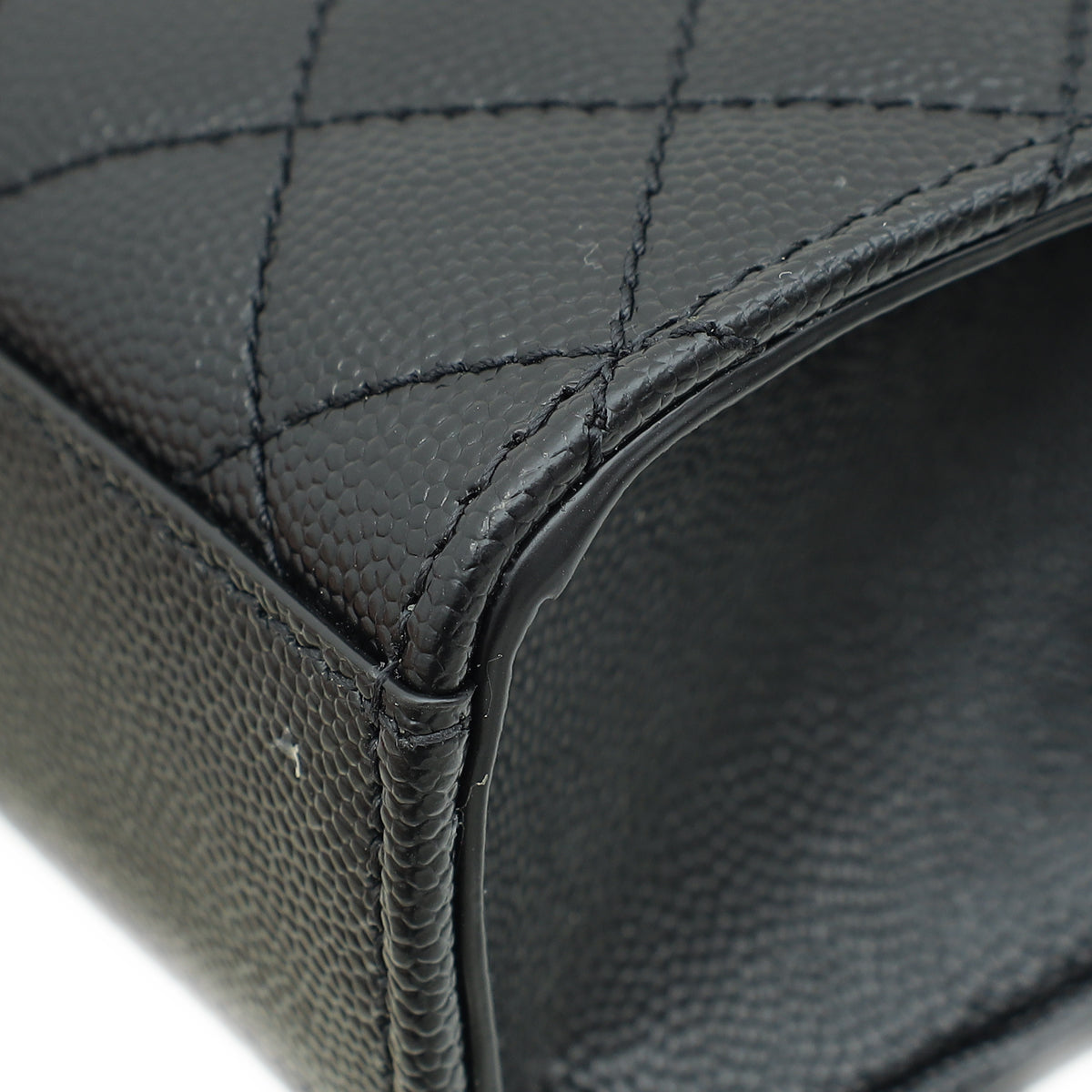 YSL Black Mix Quilted Envelope Small Shoulder Bag