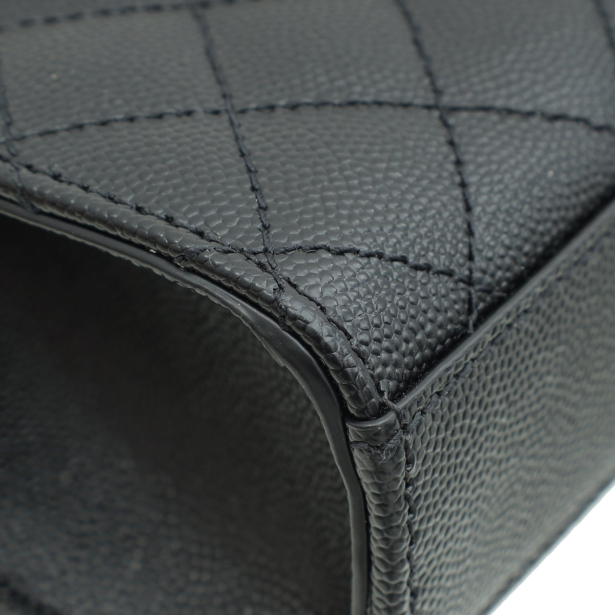 YSL Black Mix Quilted Envelope Small Shoulder Bag