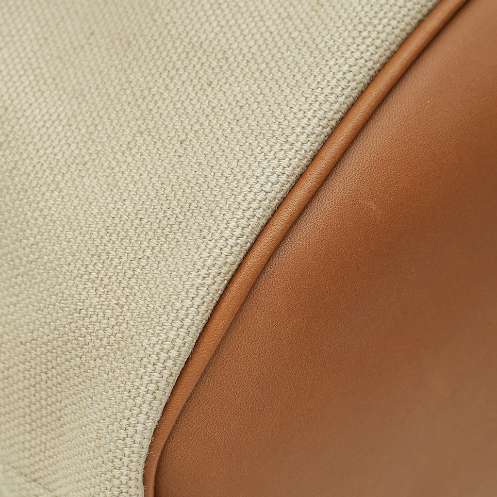 YSL Bicolor Logo Plaque Tote Bag