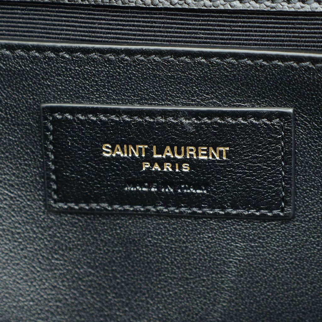 YSL Black Monogram Kate Tassel Medium Shoulder Bag