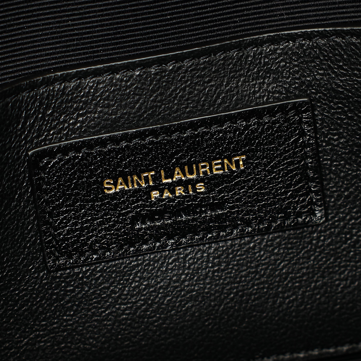 YSL Black Mix Quilted Envelope Small Shoulder Bag