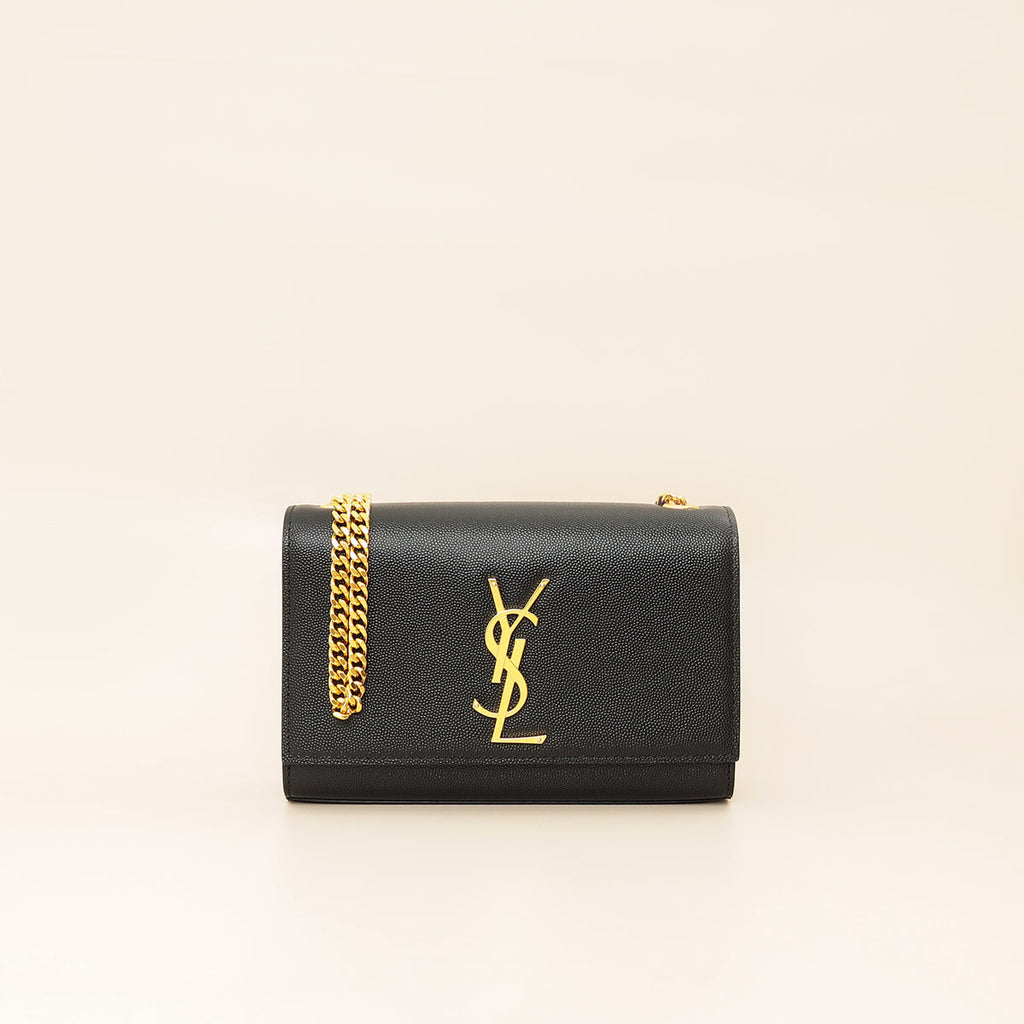 YSL Black Monogram Kate Small Shoulder Bag