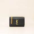 YSL Black Monogram Kate Small Shoulder Bag