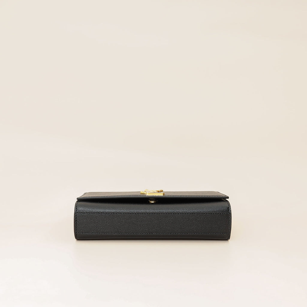 YSL Black Monogram Kate Small Shoulder Bag