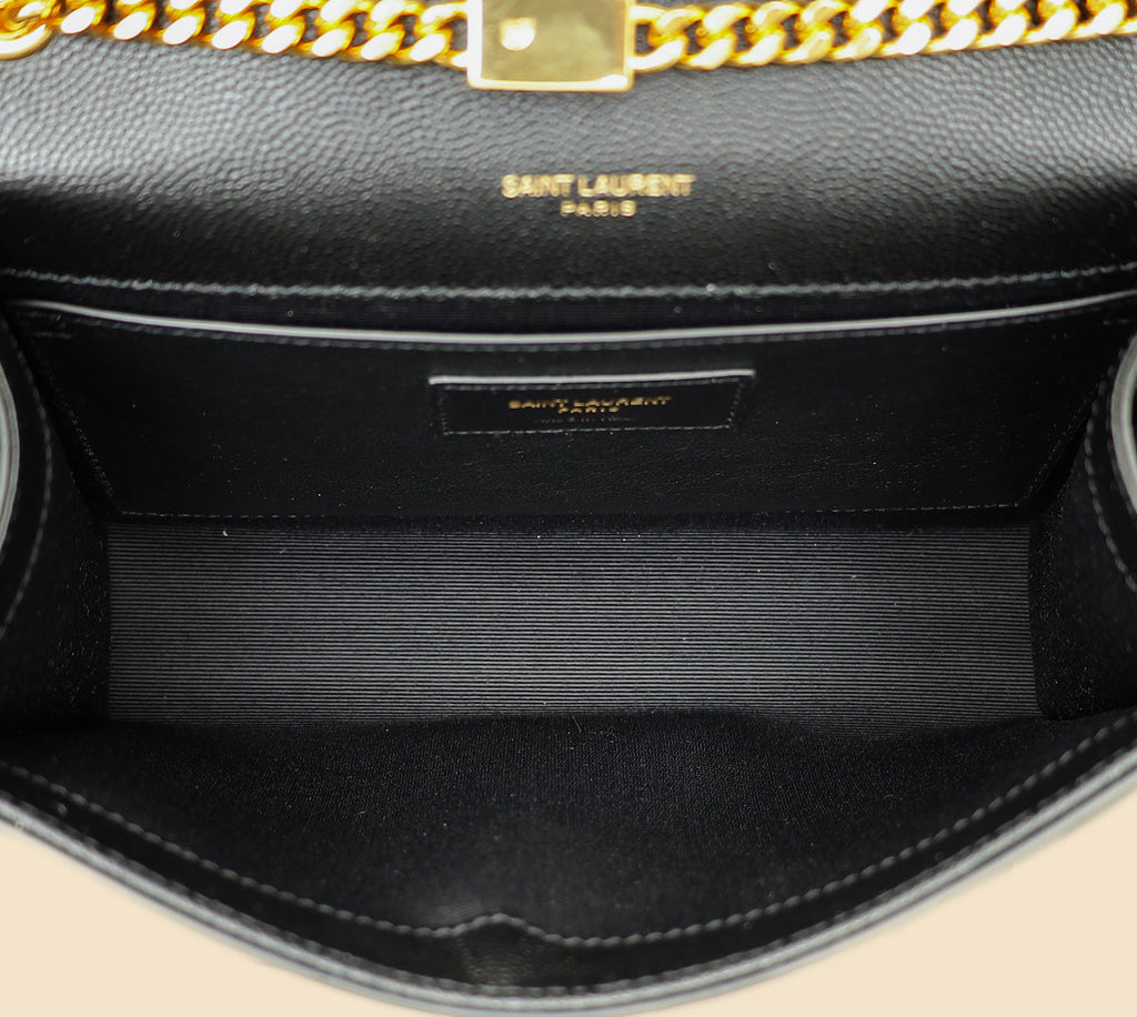 YSL Black Monogram Kate Small Shoulder Bag