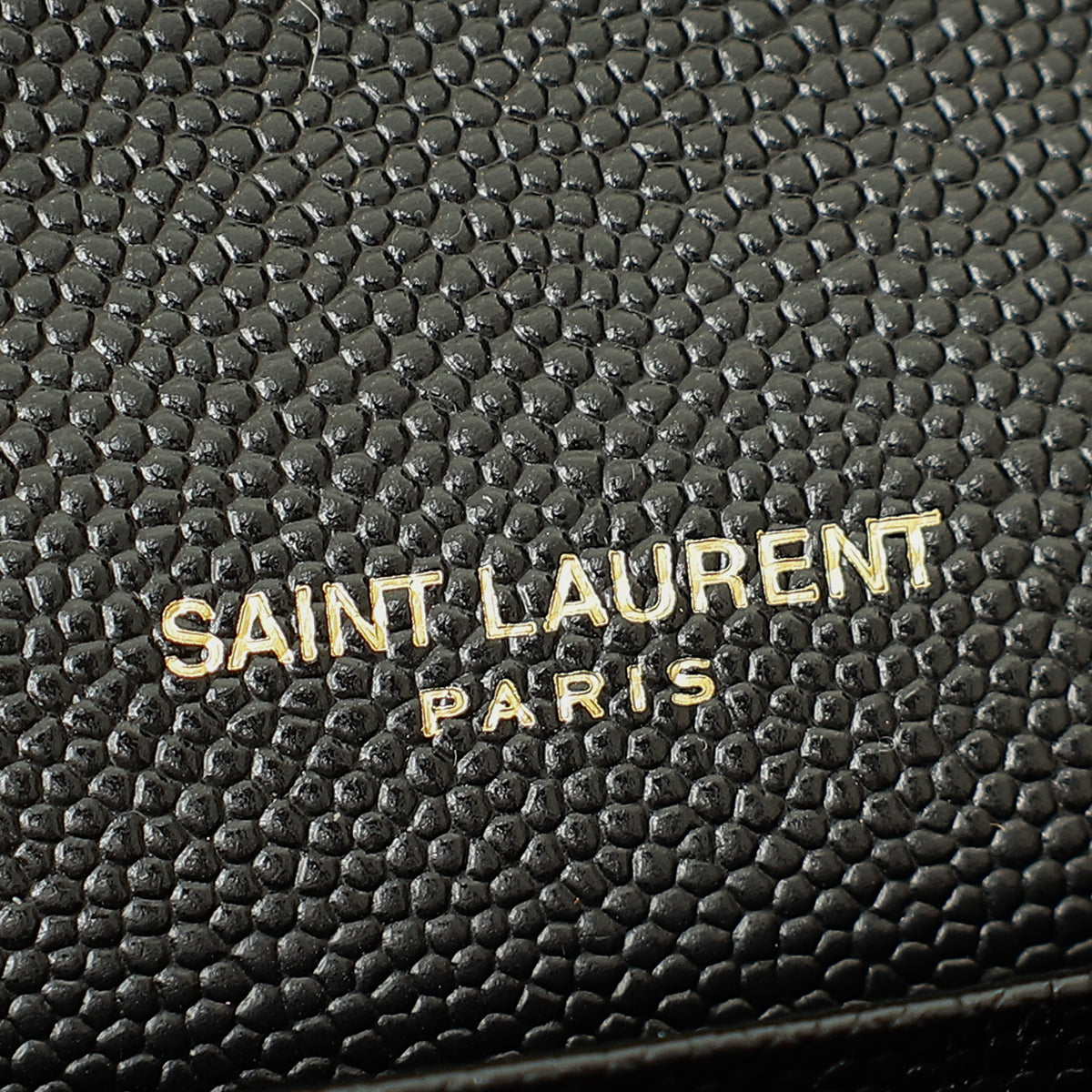YSL Black Cassandre Chain Wallet