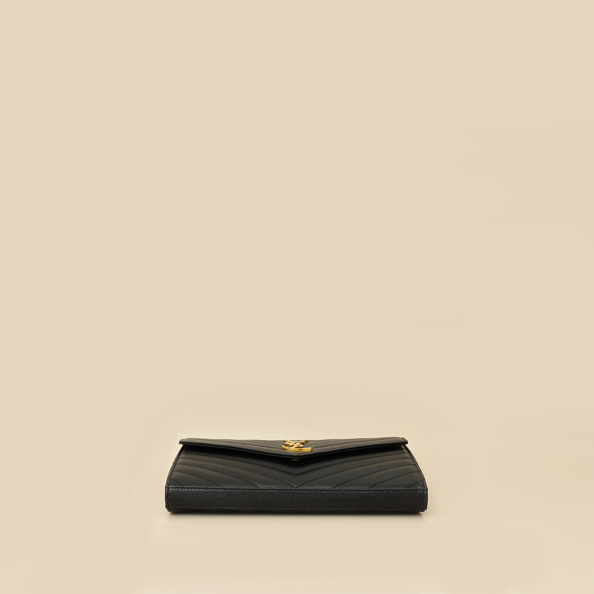 YSL Black Cassandre Chain Wallet