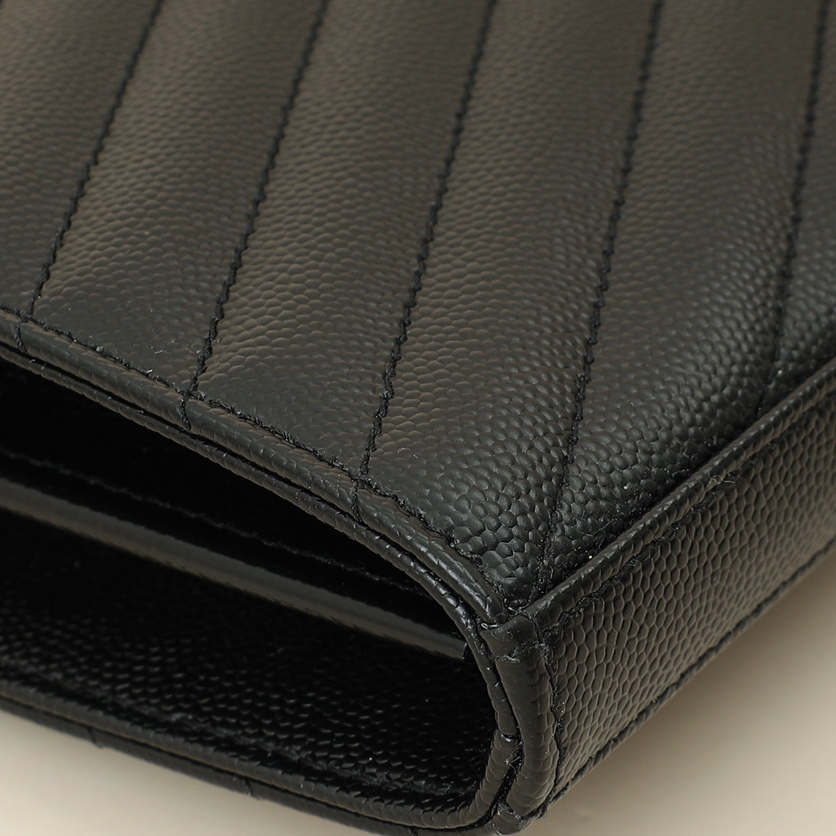 YSL Black Cassandre Chain Wallet