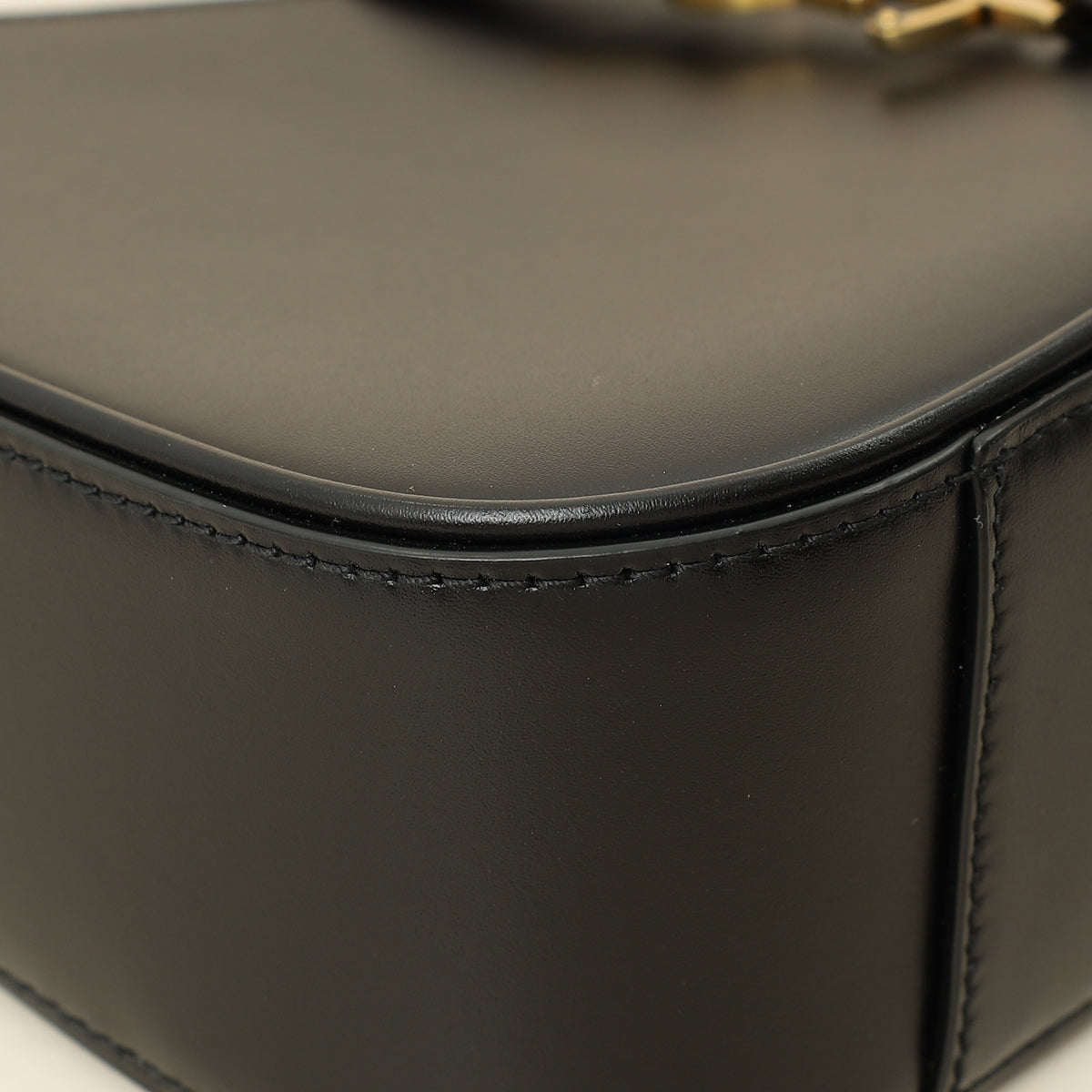 YSL Black LE 5 À 7 Smooth Hobo Bag