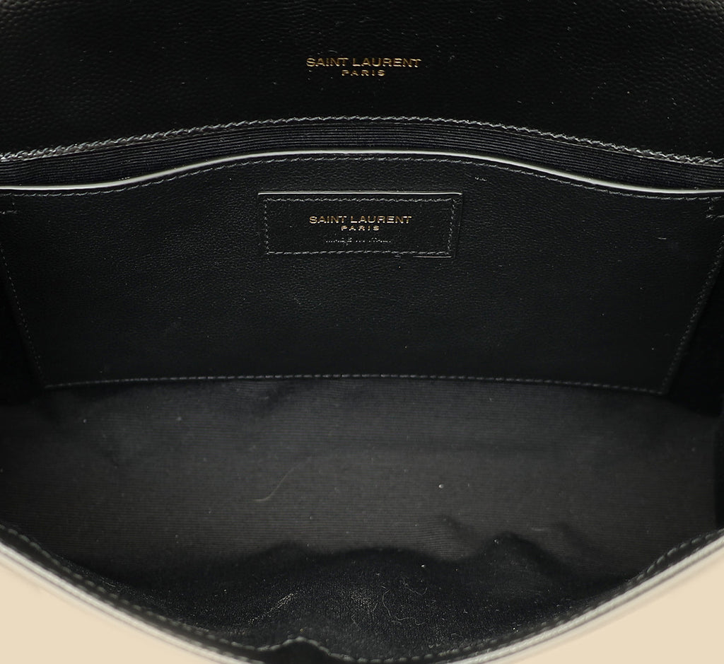 YSL Black Monogram Kate Tassel Medium Shoulder Bag