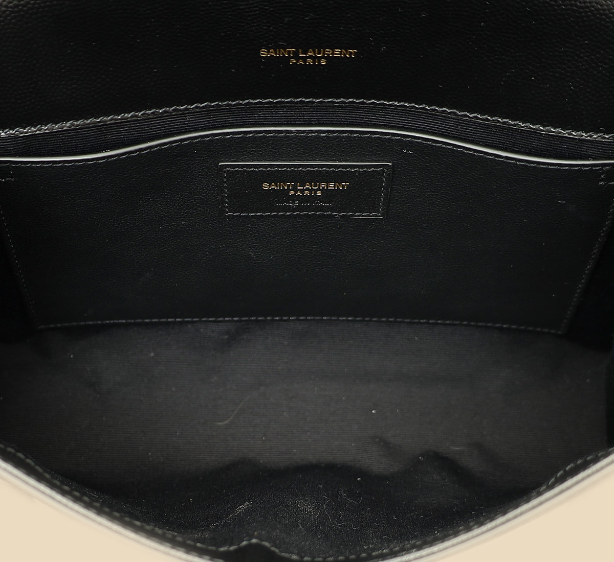YSL Black Monogram Kate Tassel Medium Shoulder Bag