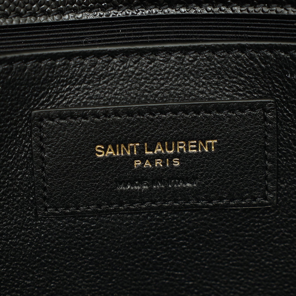 YSL Black Monogram Kate Tassel Medium Shoulder Bag