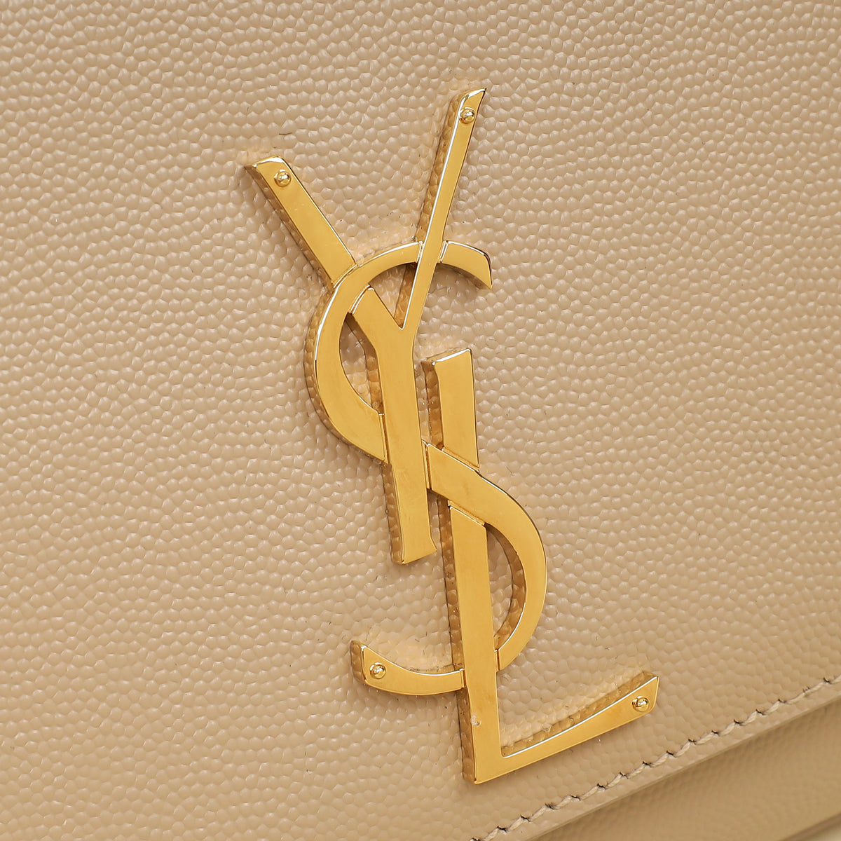 YSL Nude Monogram Kate Shoulder Bag