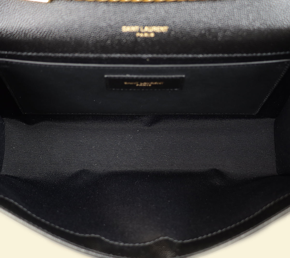 YSL Black Monogram Kate Medium Shoulder Bag