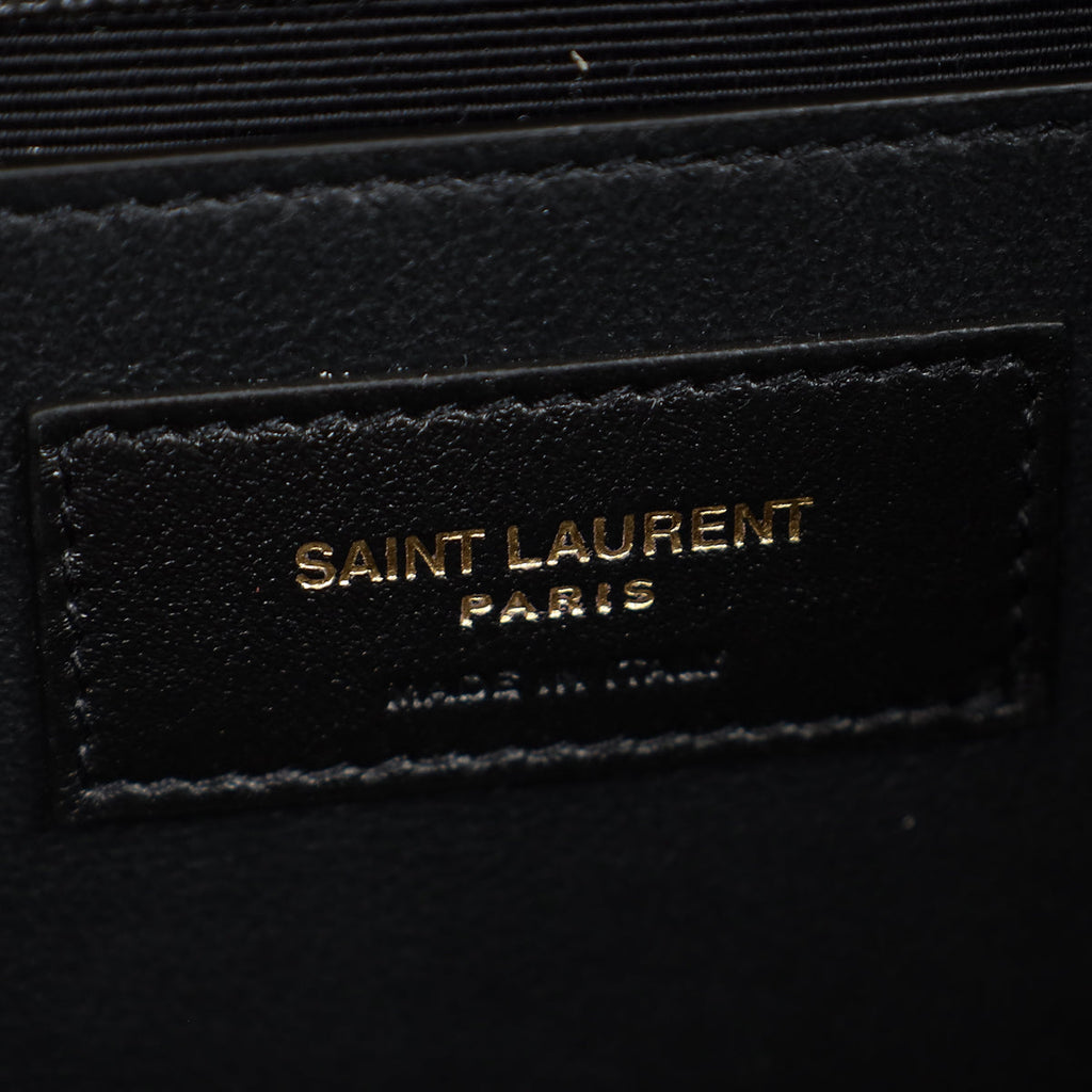 YSL Black Monogram Kate Medium Shoulder Bag