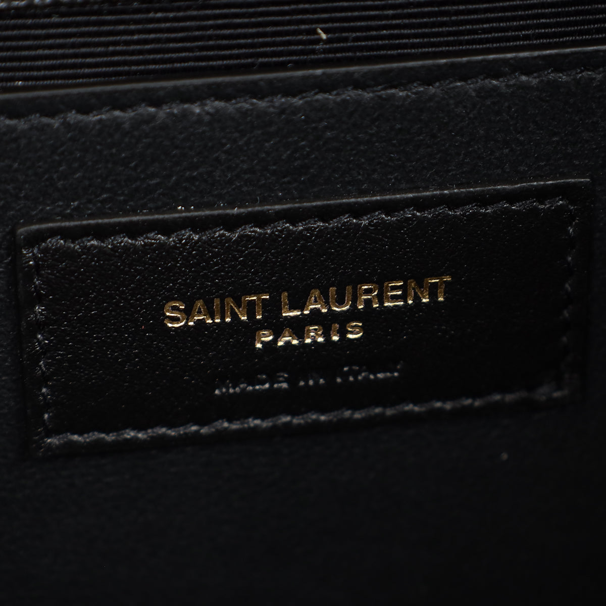 YSL Black Monogram Kate Medium Shoulder Bag