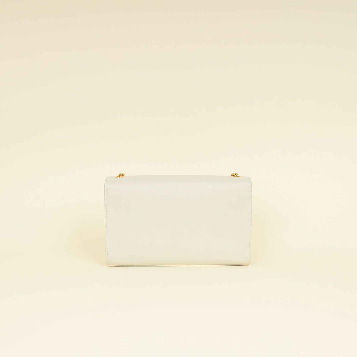 YSL Blanc Vintage Kate Tassel Medium Shoulder Bag