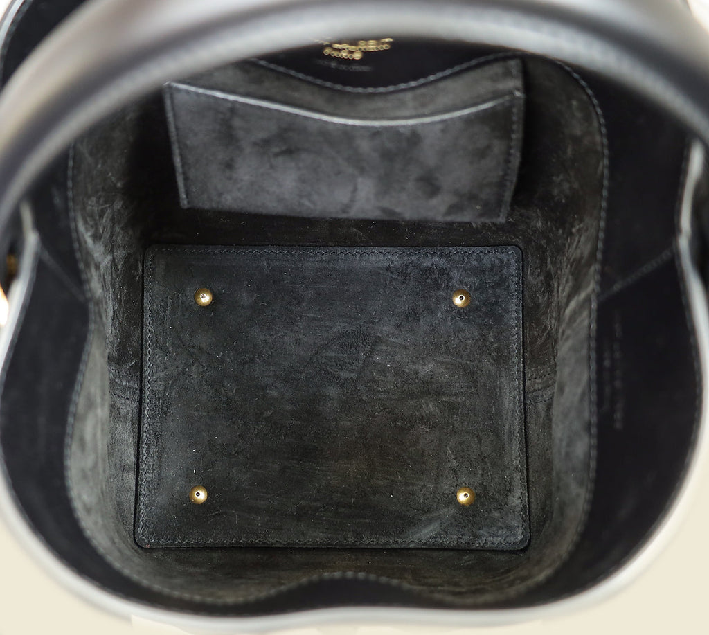 YSL Black Le 37 Small Bucket Bag
