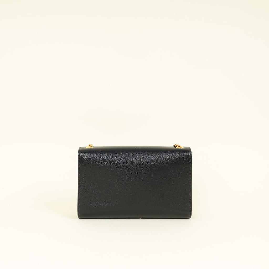 YSL Black Kate Tassel Medium Shoulder Bag