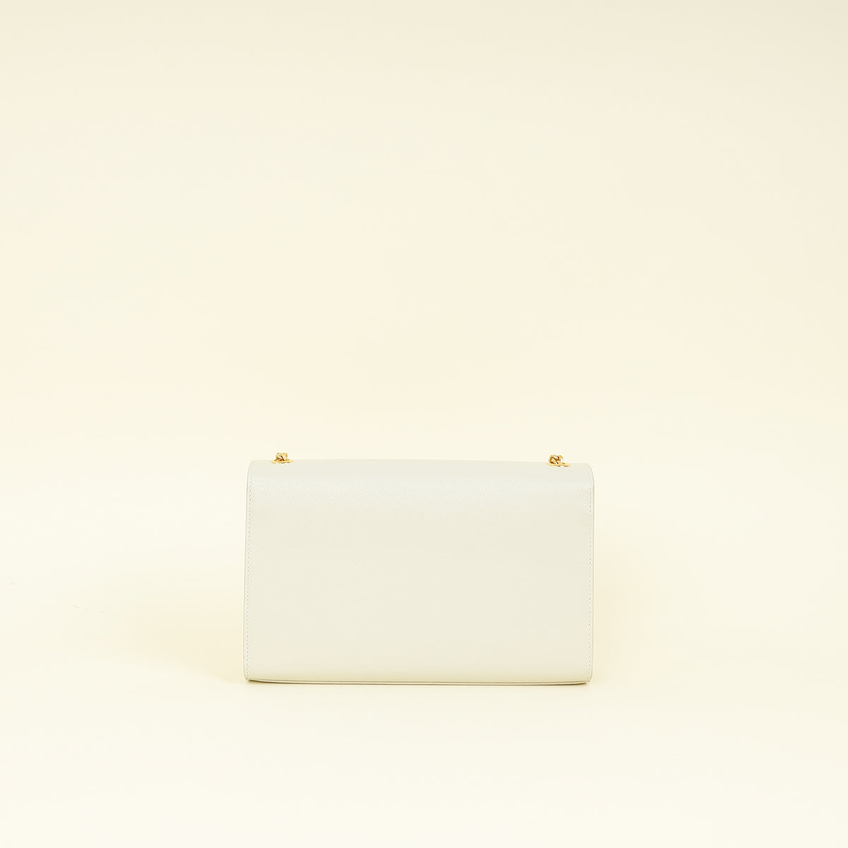 YSL Blanc Vintage Kate Tassel Medium Shoulder Bag