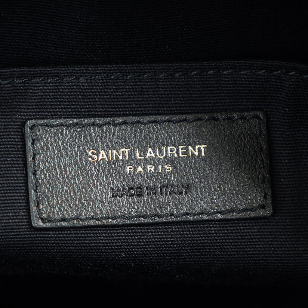 YSL Black Lou Camera Quilted Bag