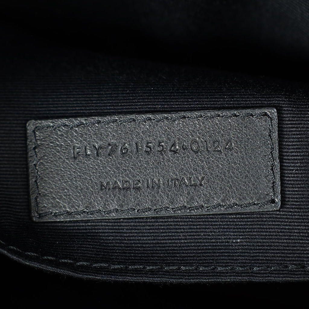 YSL Black Lou Camera Quilted Bag
