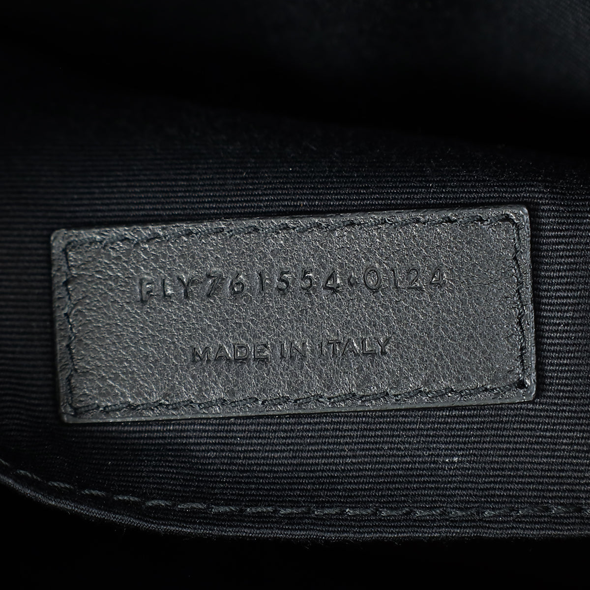 YSL Black Lou Camera Quilted Bag