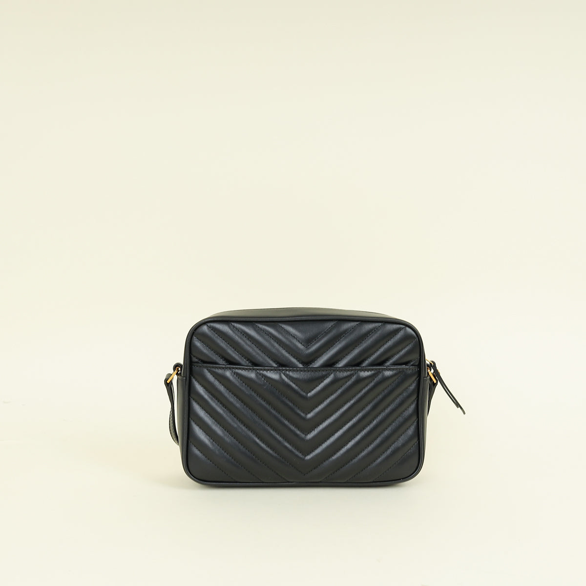 YSL Black Lou Camera Quilted Bag