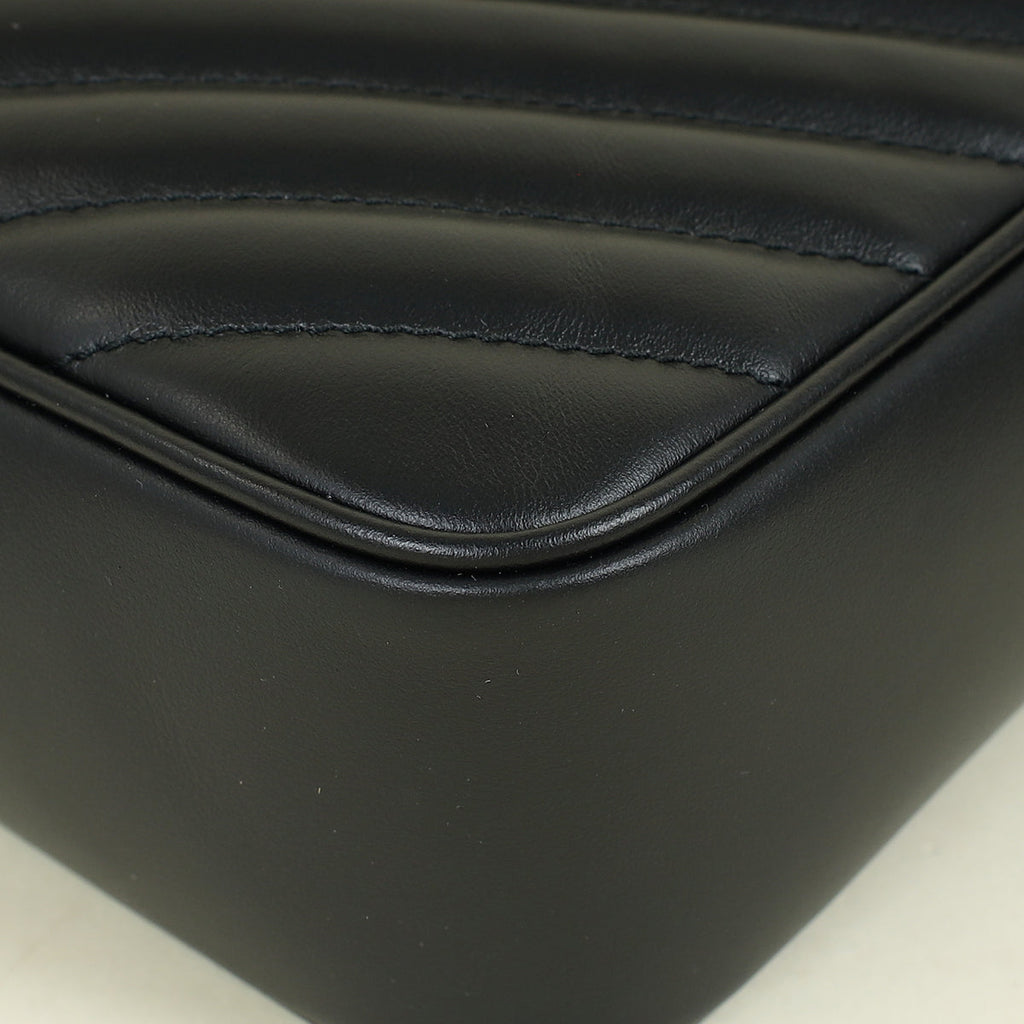 YSL Black Lou Camera Quilted Bag