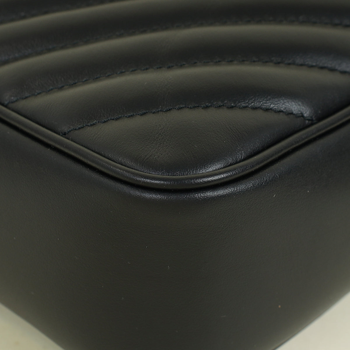 YSL Black Lou Camera Quilted Bag