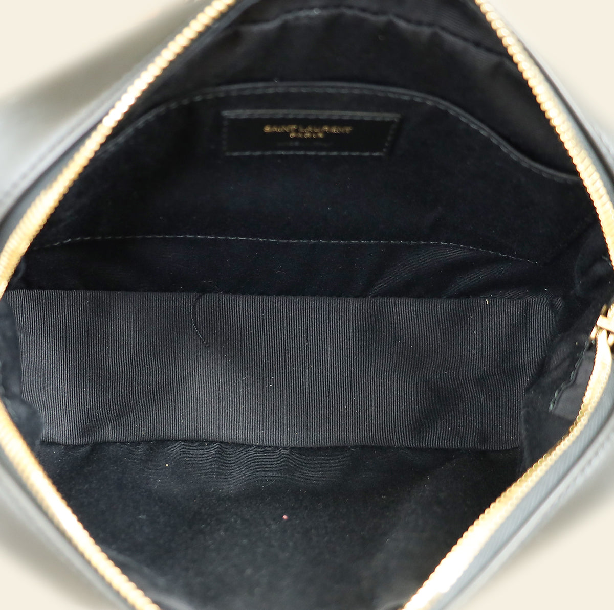 YSL Black Lou Camera Quilted Bag