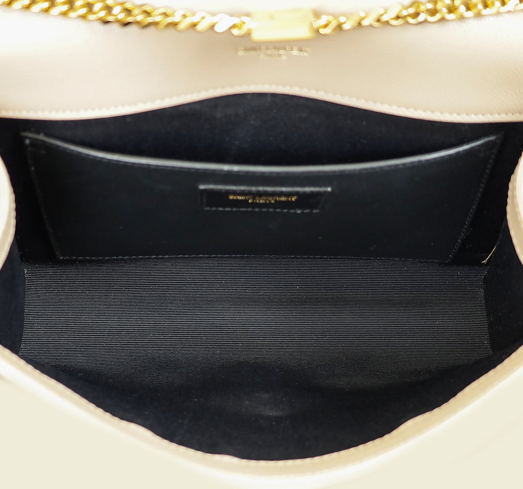 YSL Dark Beige Kate Chain Shoulder Bag