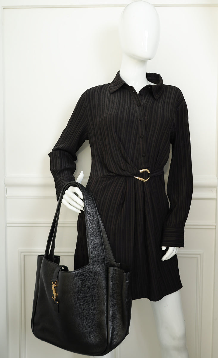 YSL Black Le 5 à 7 Bea Tote Bag