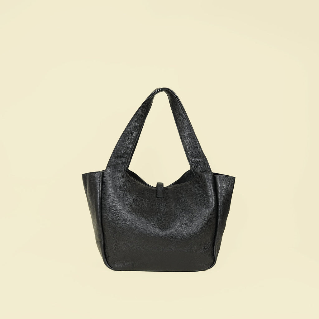 YSL Black Le 5 à 7 Bea Tote Bag