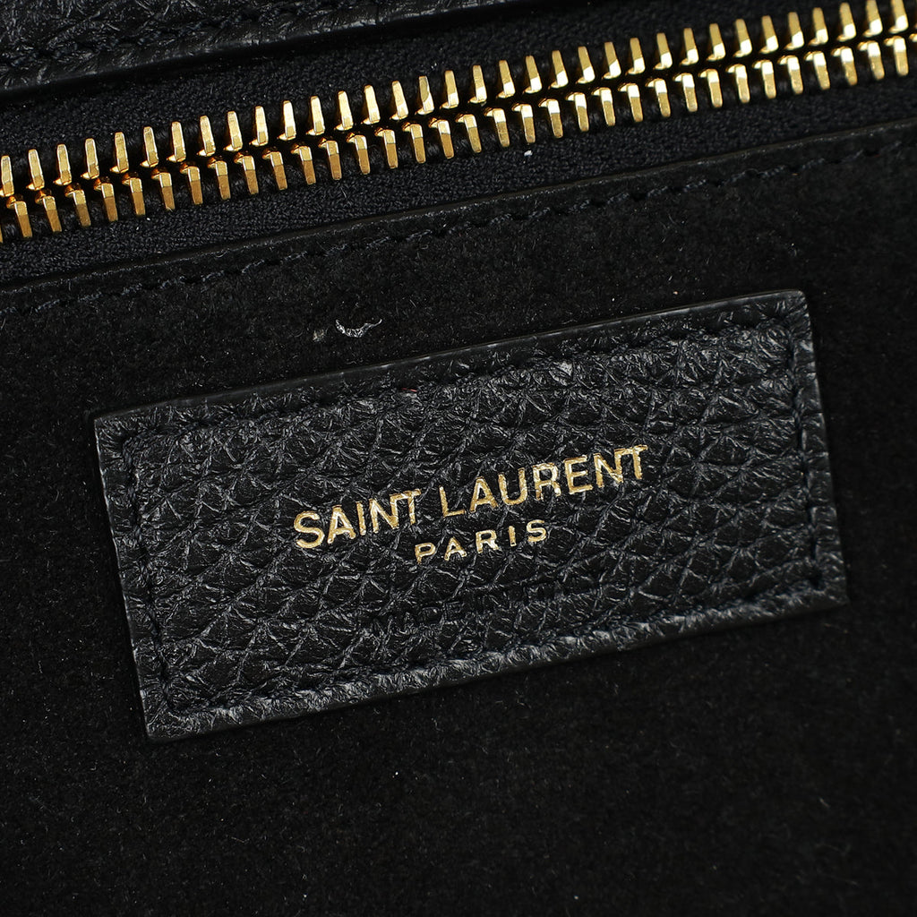 YSL Black Le 5 à 7 Bea Tote Bag