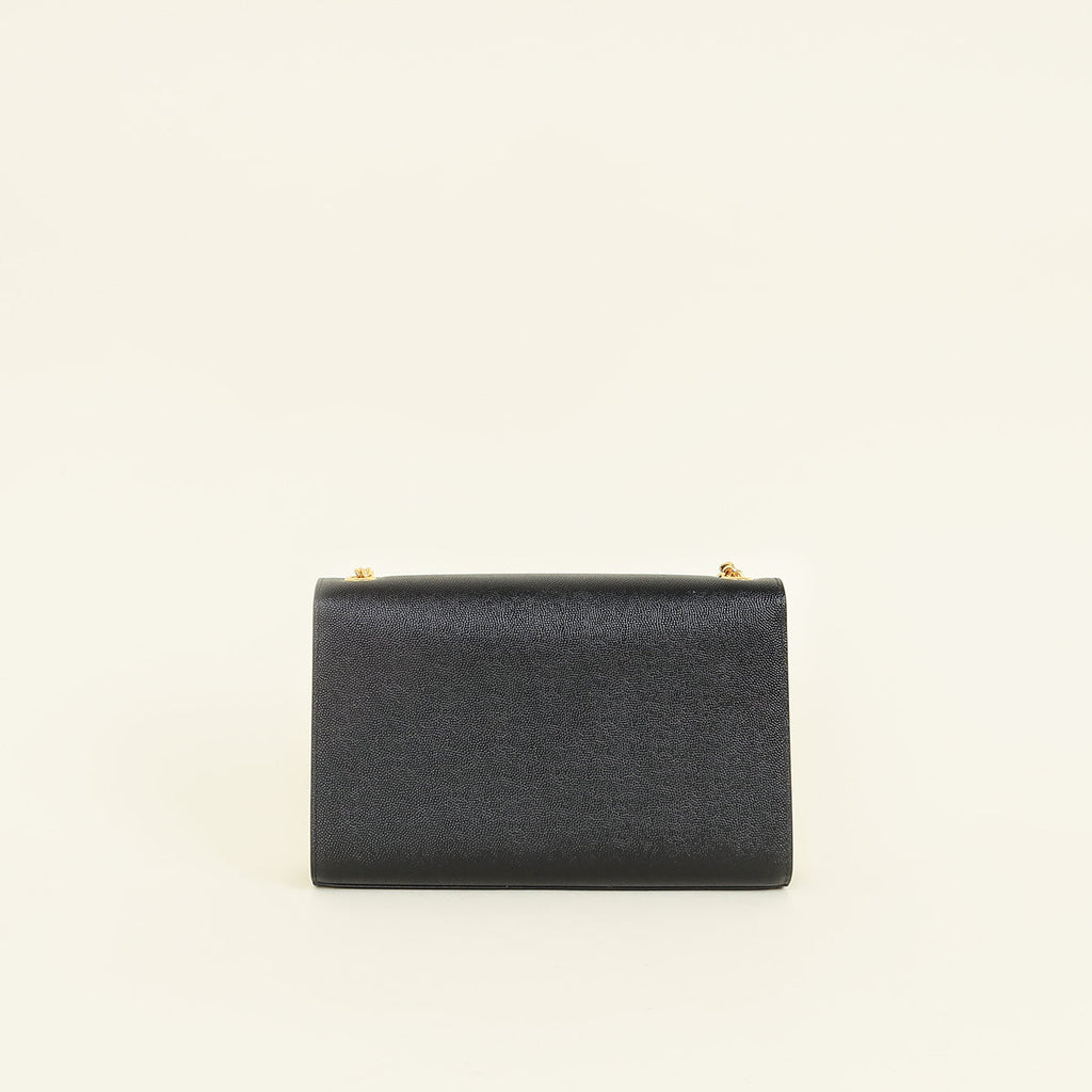 YSL Black Kate Chain Medium Shoulder Bag