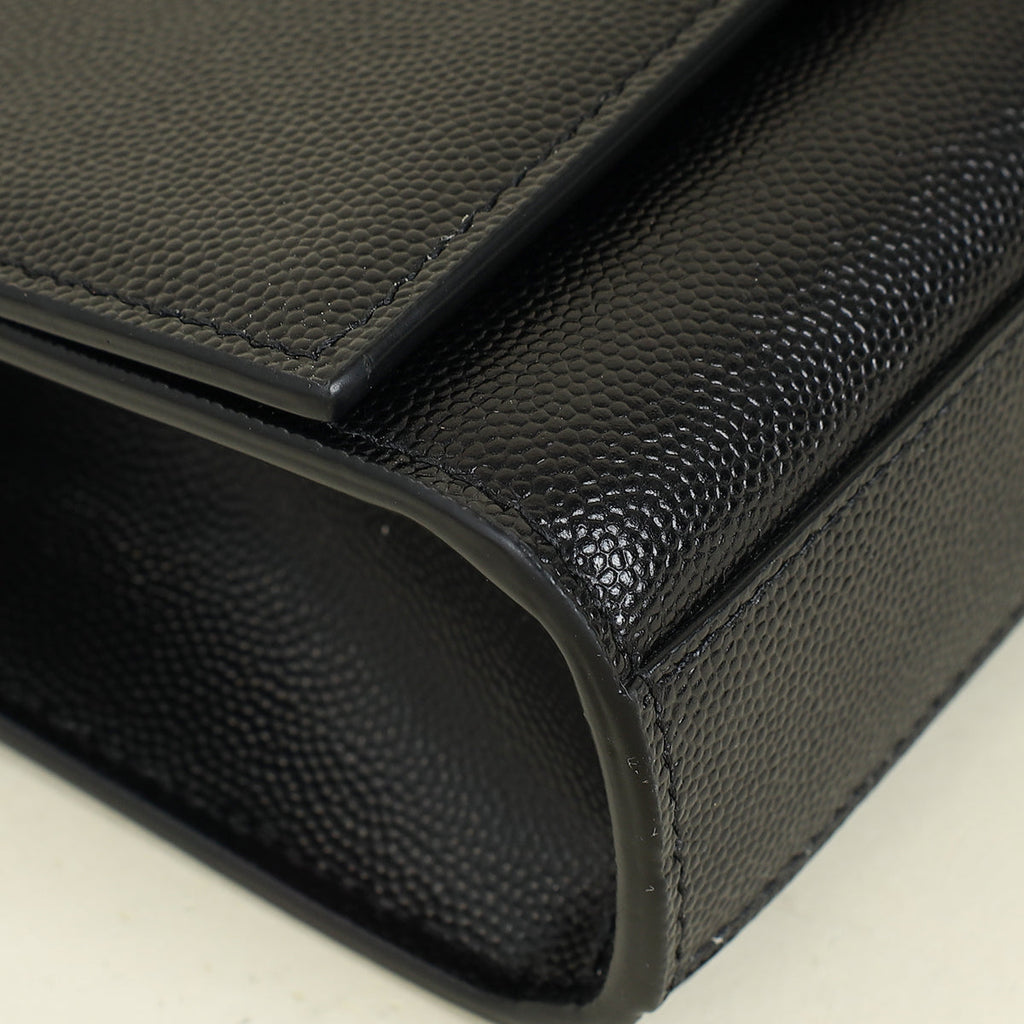 YSL Black Kate Chain Medium Shoulder Bag