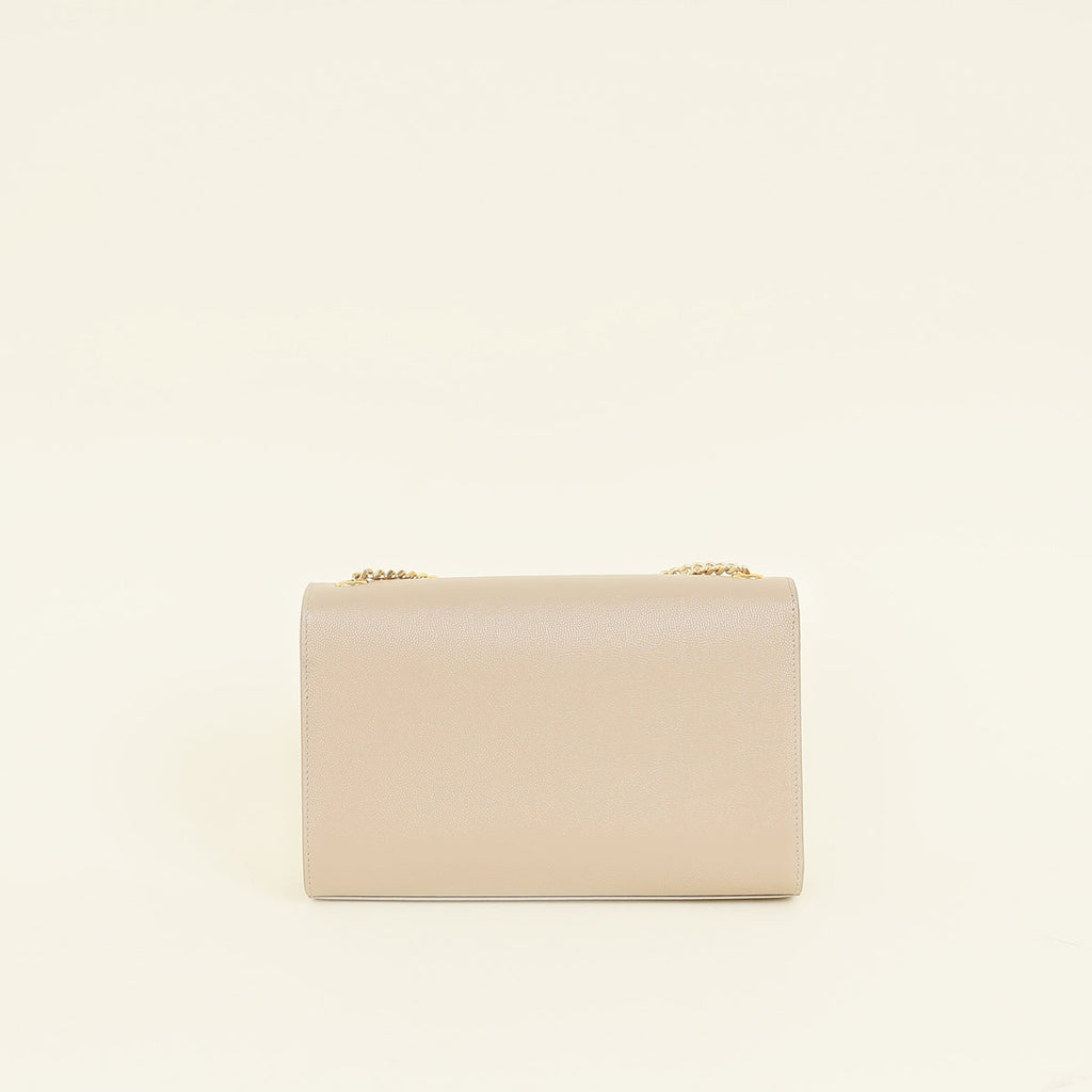 YSL Beige Kate Chain Medium Shoulder Bag