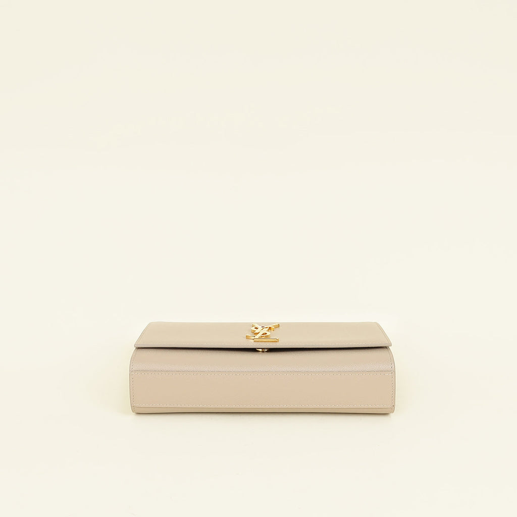 YSL Beige Kate Chain Medium Shoulder Bag