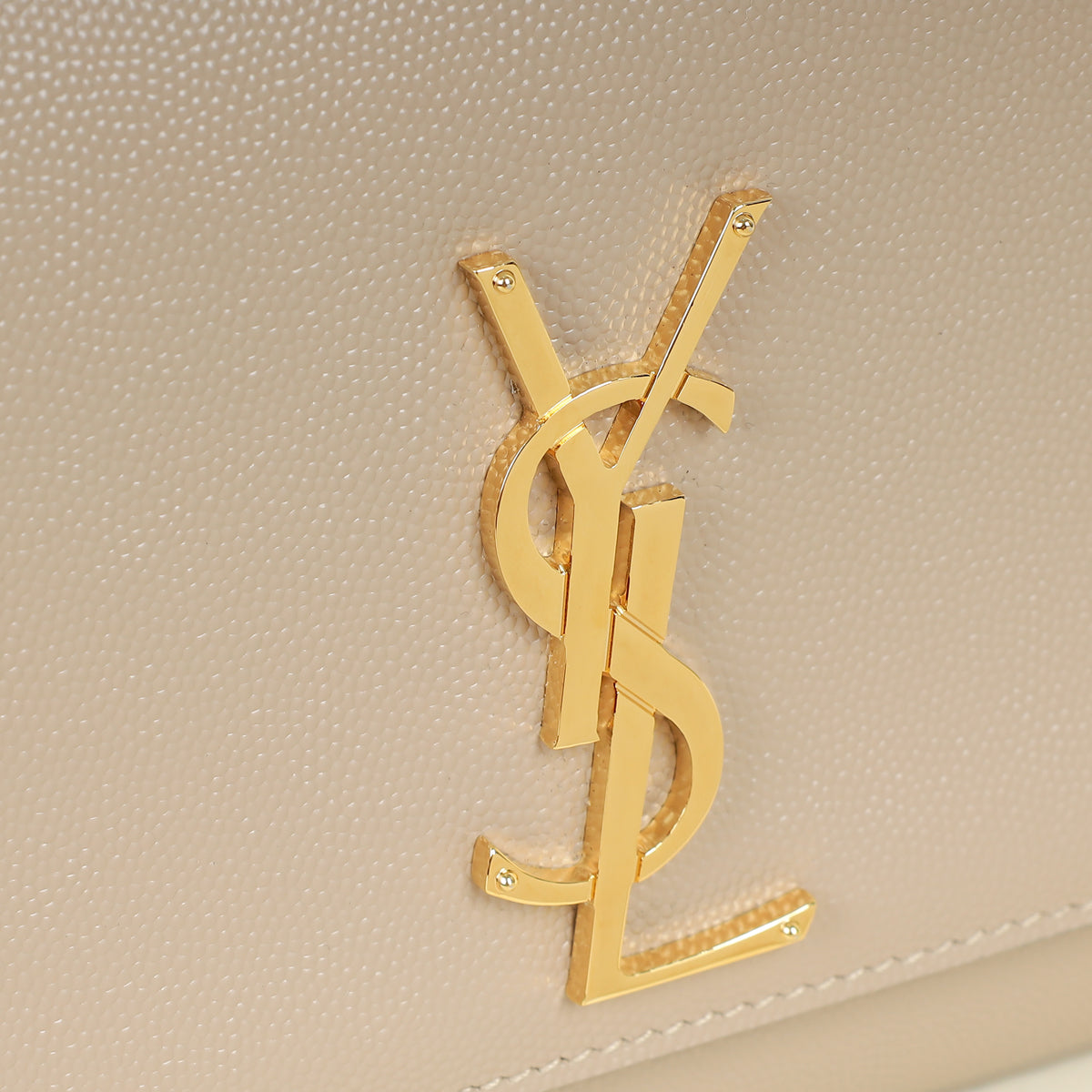 YSL Beige Kate Chain Medium Shoulder Bag