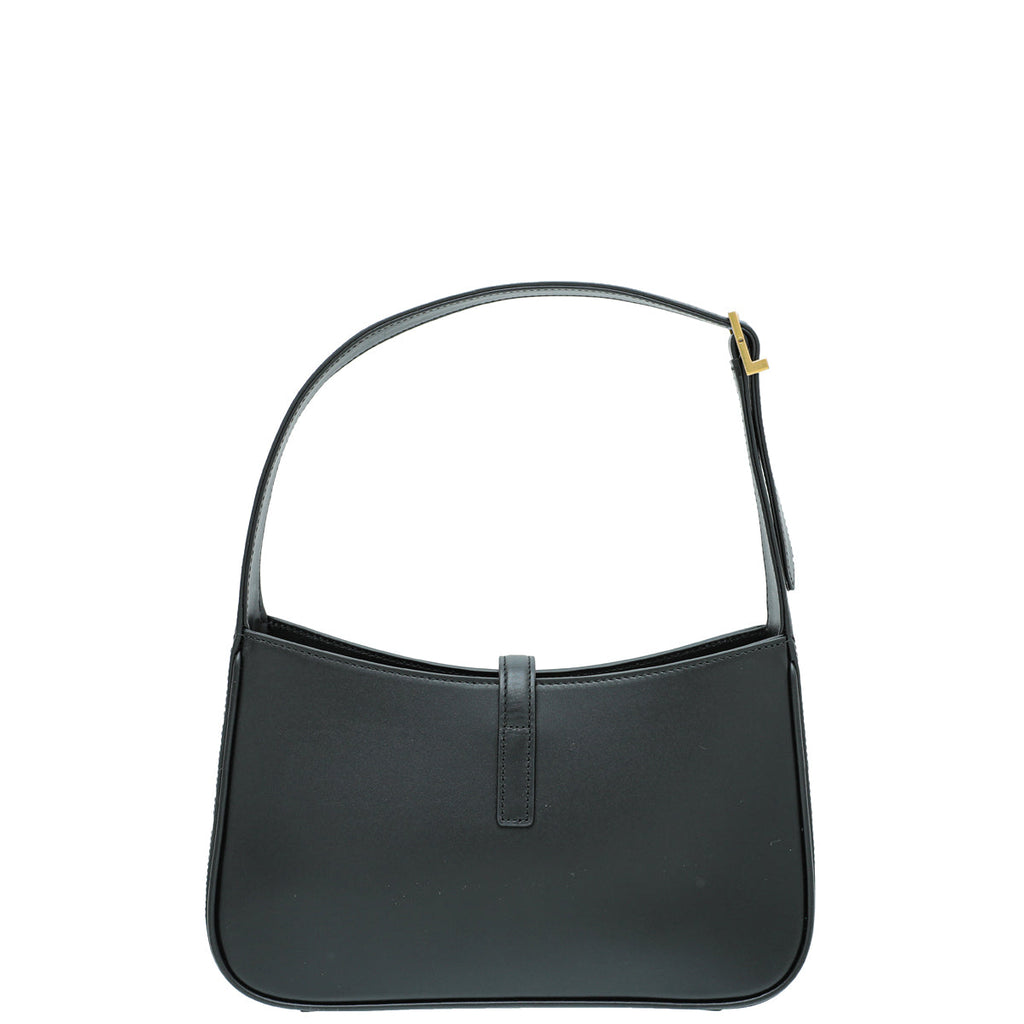 YSL Black LE 5 À 7 Hobo Bag