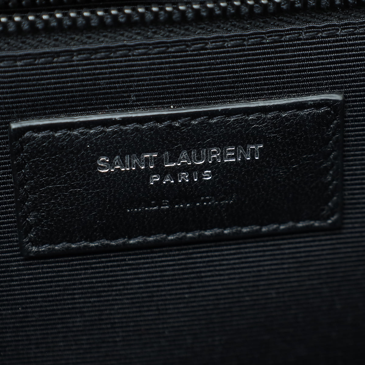 YSL Black Mixed Quilt Envelope Flap Large Bag