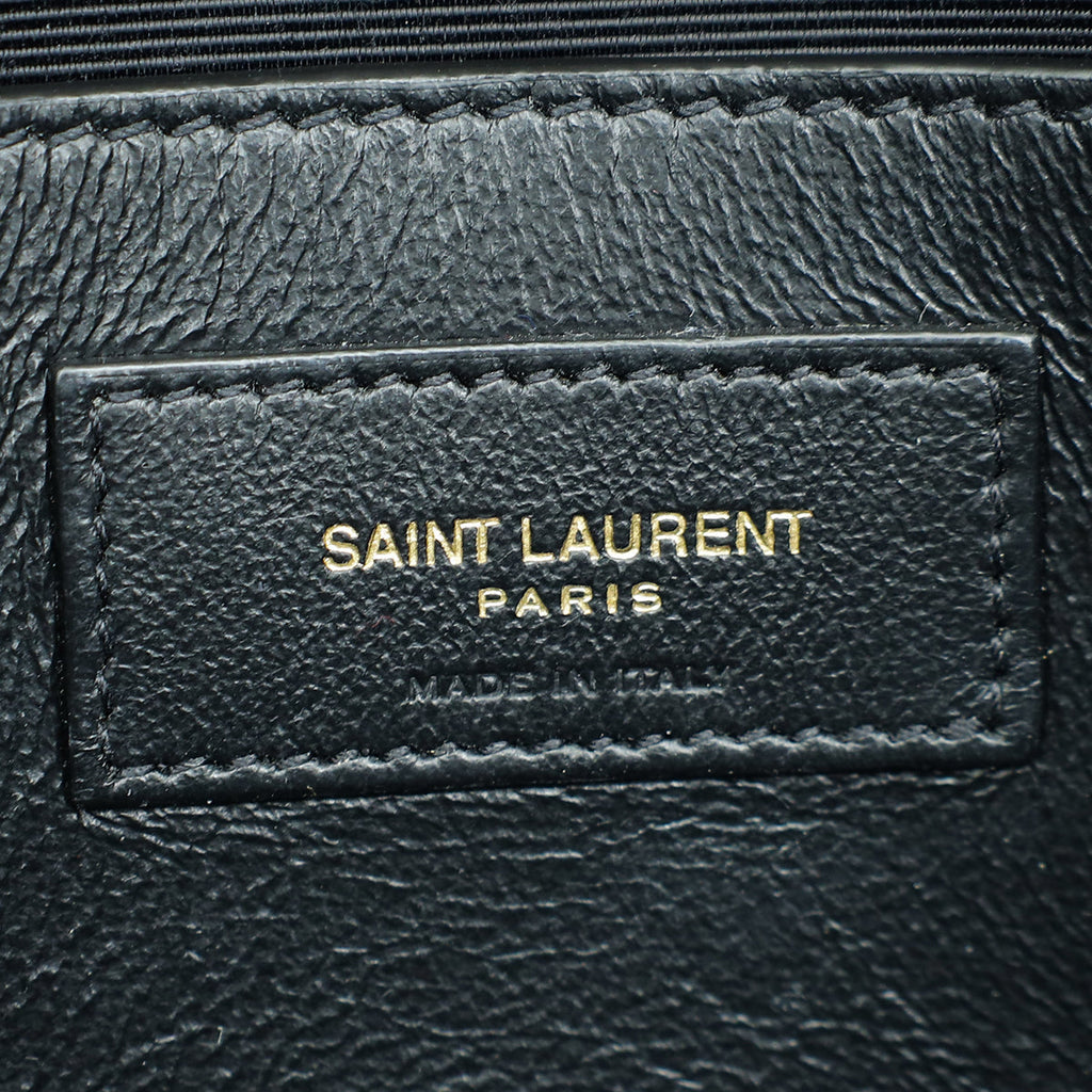 YSL Indigo Blue Kate Wool Small Shoulder Bag