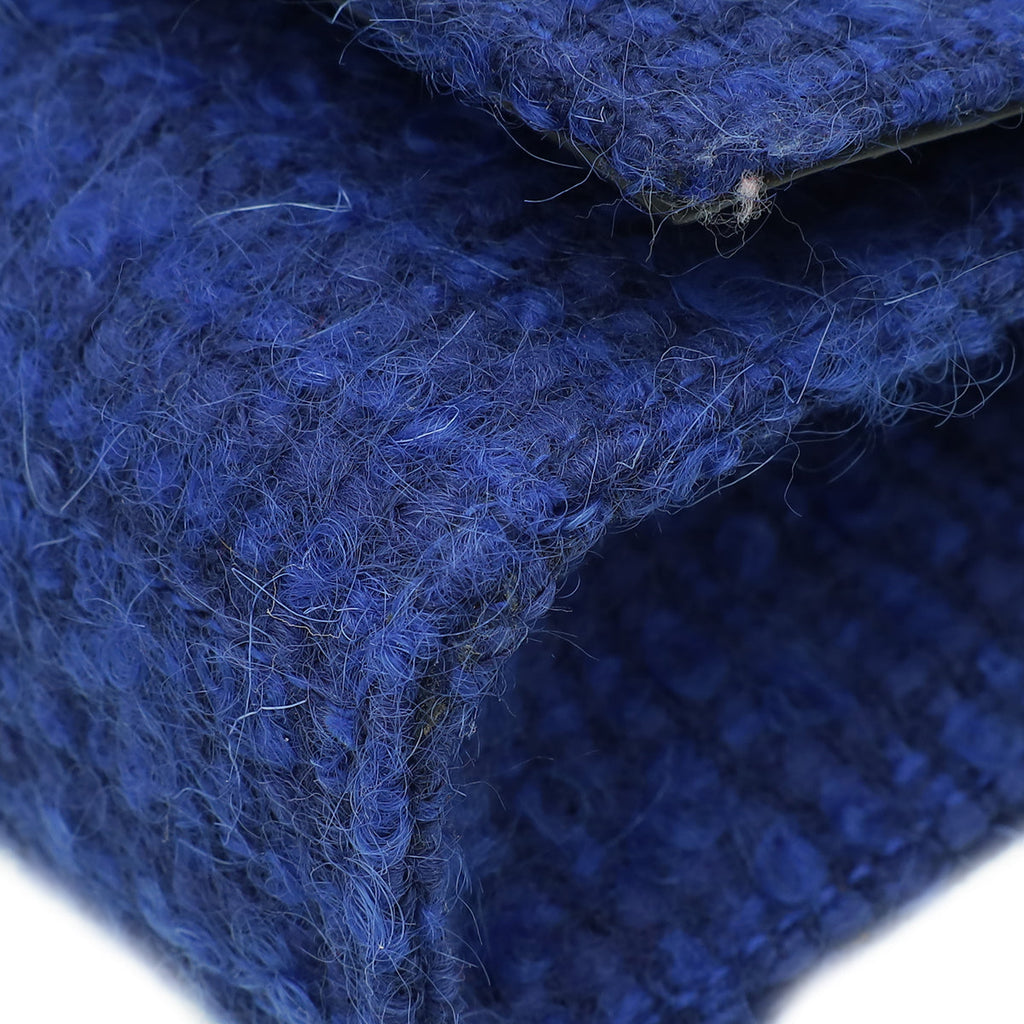YSL Indigo Blue Kate Wool Small Shoulder Bag
