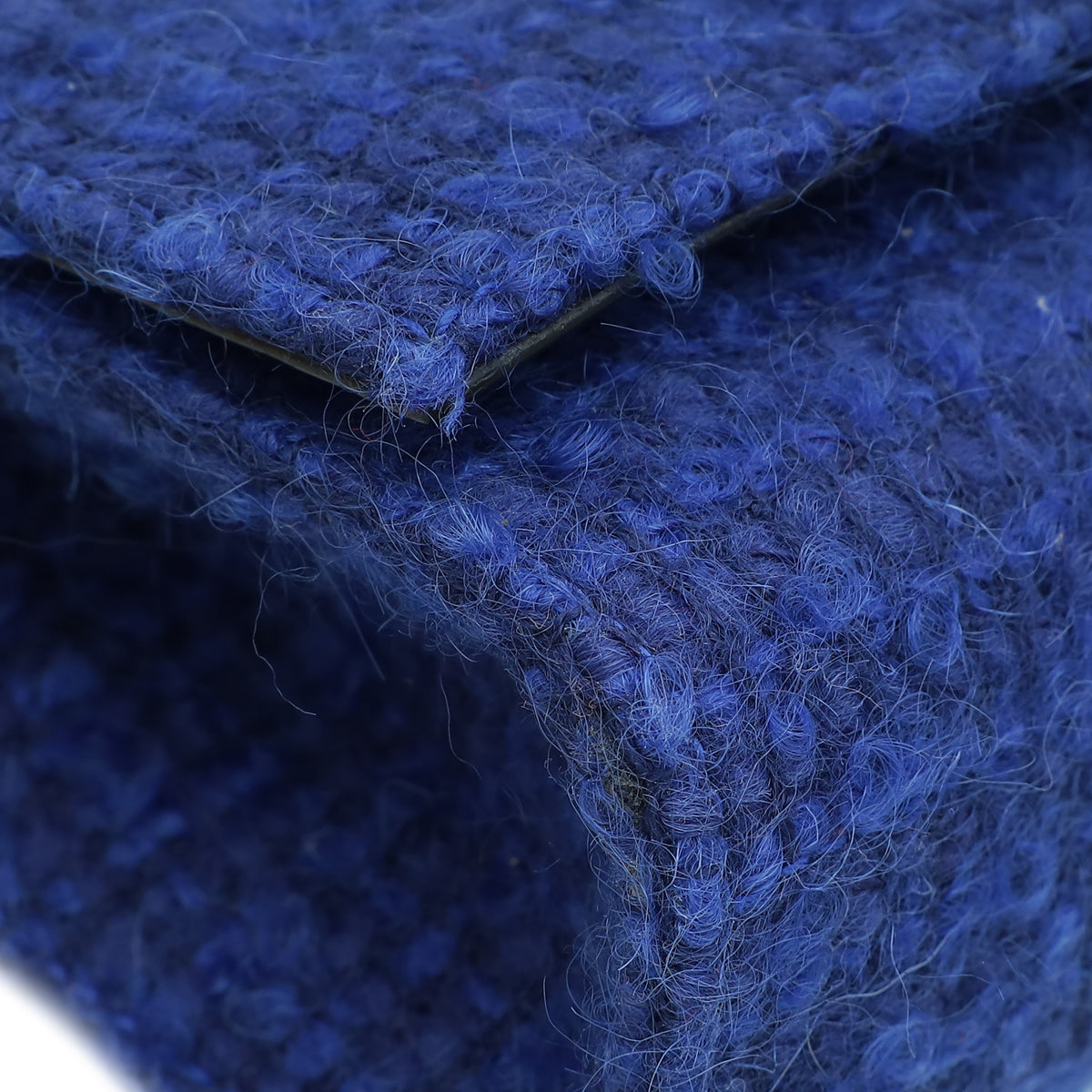 YSL Indigo Blue Kate Wool Small Shoulder Bag